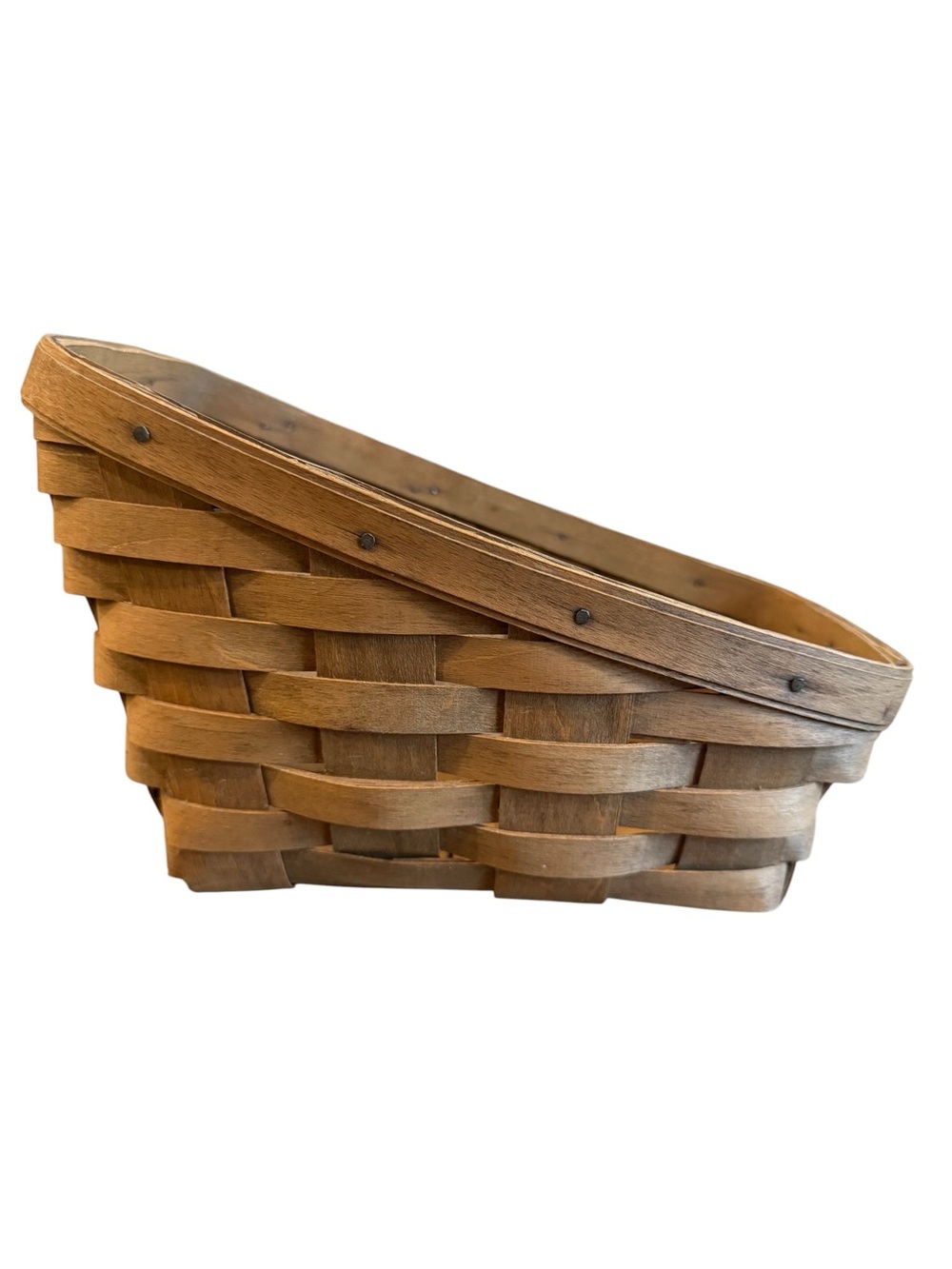 Longaberger Vegetable Basket Sleigh Shape, Vintage, 1996